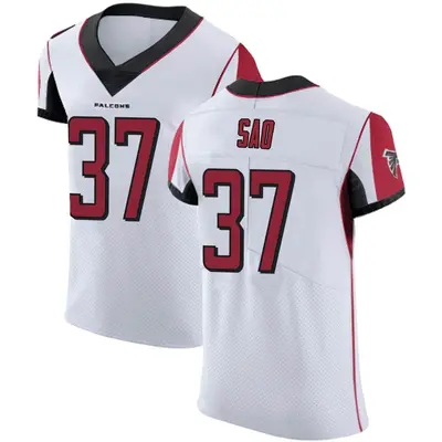 Men's Anthony Sao Atlanta Falcons Jersey - White Elite