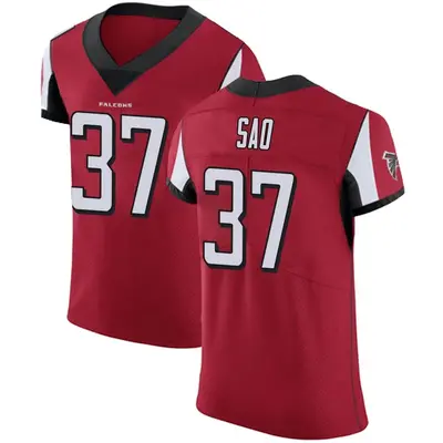 Men's Anthony Sao Atlanta Falcons Team Color Jersey - Red Elite