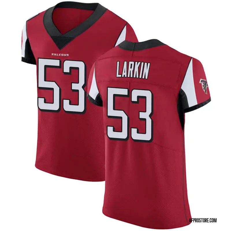 Men's Austin Larkin Atlanta Falcons Team Color Jersey - Red Elite