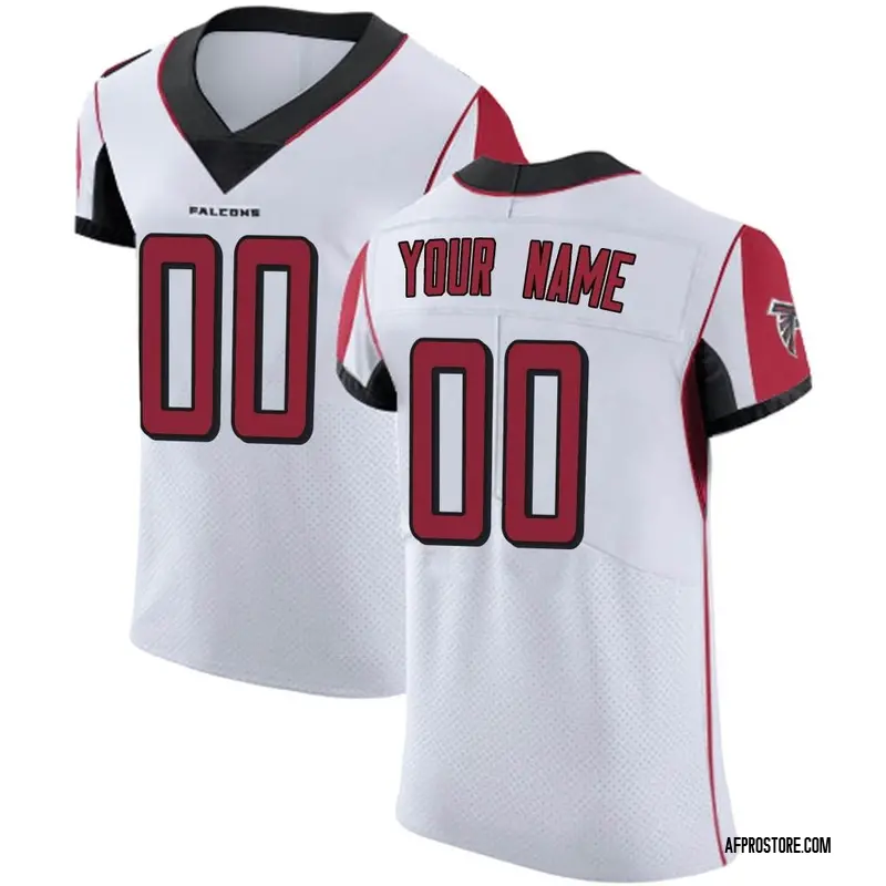 Men's Custom Atlanta Falcons Jersey - White Elite