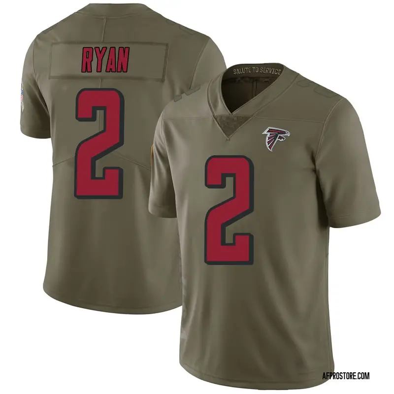 Men's Matt Ryan Atlanta Falcons 2017 Salute to Service Jersey - Green ...