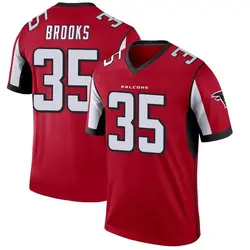 Men's Natrone Brooks Atlanta Falcons Jersey - Red Legend