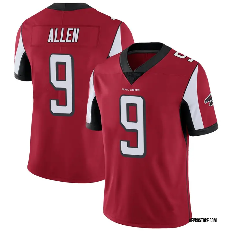 Men's Ryan Allen Atlanta Falcons 100th Vapor Jersey - Red Limited