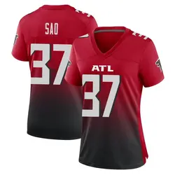 Women's Anthony Sao Atlanta Falcons 2nd Alternate Jersey - Red Game