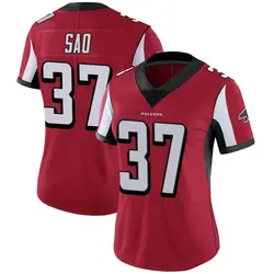 Women's Anthony Sao Atlanta Falcons Team Color Vapor Untouchable Jersey - Red Limited