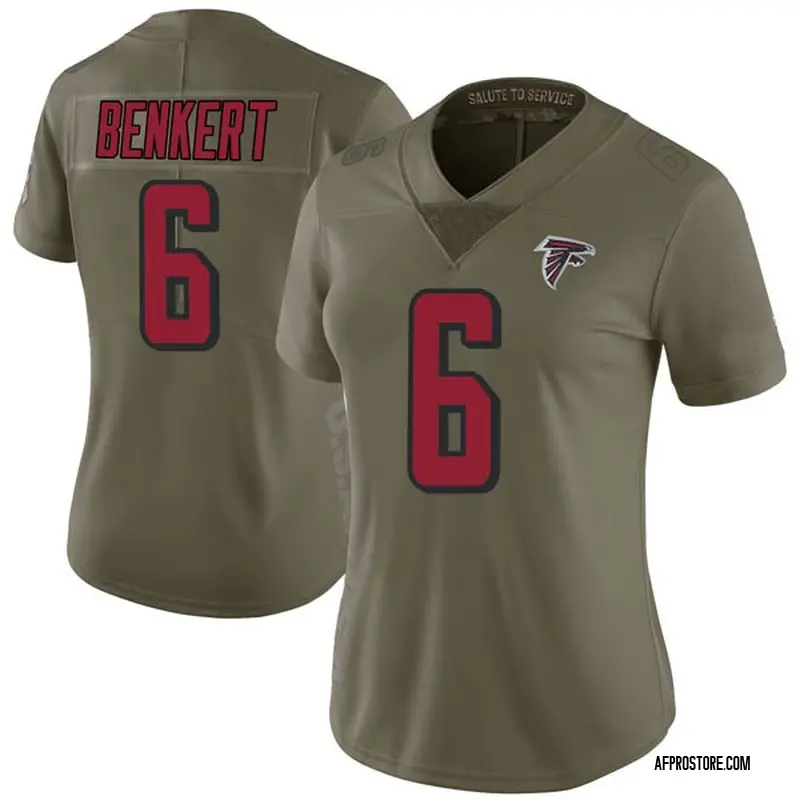 Women's Kurt Benkert Atlanta Falcons 2017 Salute to Service Jersey ...