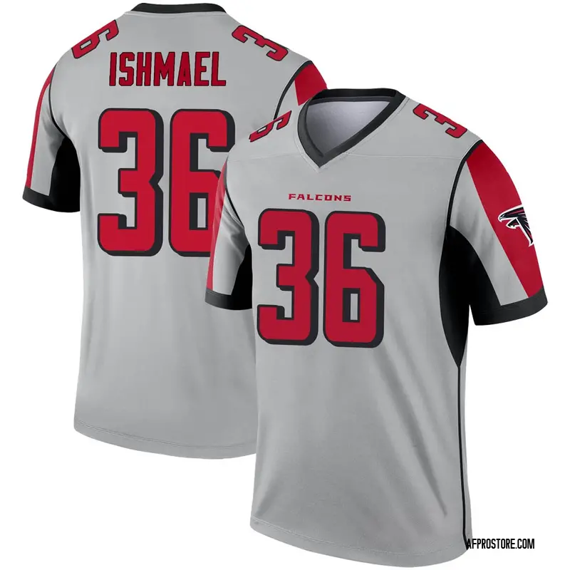 Youth Kemal Ishmael Atlanta Falcons Inverted Silver Jersey - Legend