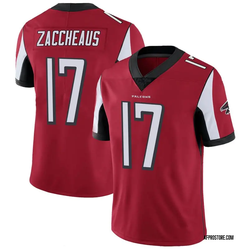 Youth Olamide Zaccheaus Atlanta Falcons 100th Vapor Jersey - Red Limited